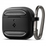 Spigen Rugged Armor maciņš Apple AirPods 4, matēti melns