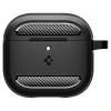 Spigen Rugged Armor maciņš Apple AirPods 4, matēti melns
