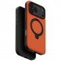 UNIQ Elix apvalks Apple iPhone 18 Pro Max / 17 Pro Max ar 360° rotējošu statīvu, oranžs