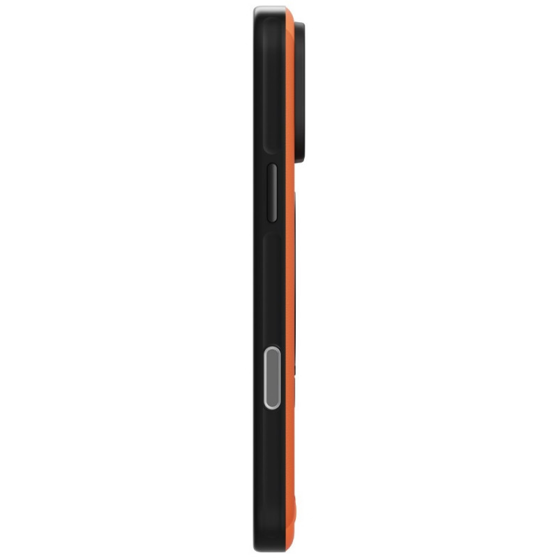 UNIQ Elix apvalks Apple iPhone 18 Pro Max / 17 Pro Max ar 360° rotējošu statīvu, oranžs