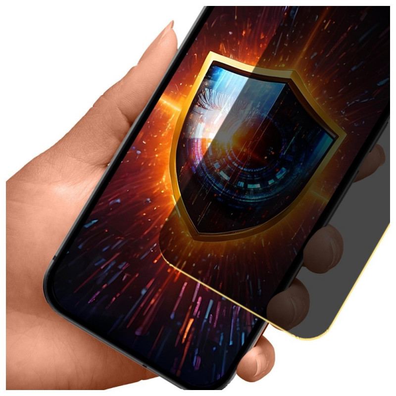 3MK Silky Matt Privacy matēts ekrāna aizsargplēve ar konfidencialitātes funkciju Google Pixel 9A, melna