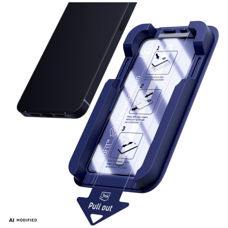 3MK HardGlass Max rūdītais stikls Samsung Galaxy S24 Ultra, melns