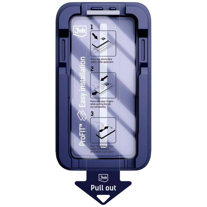 3MK HardGlass Max rūdītais stikls ar aplikatoru Apple iPhone 16 Pro Max