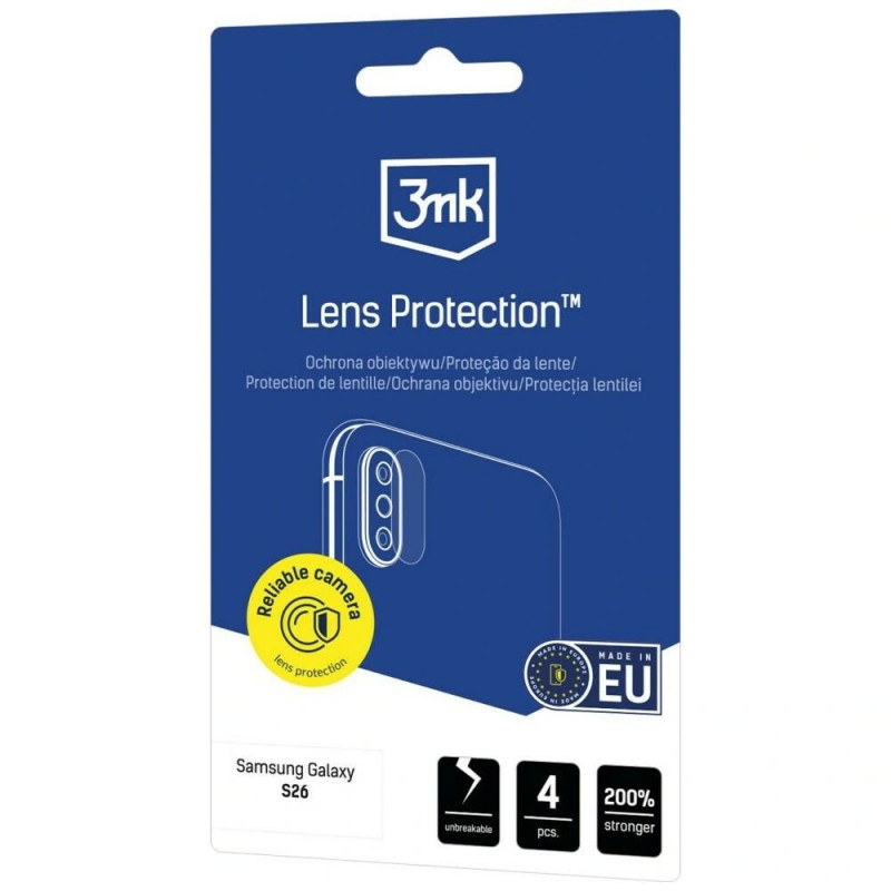 3MK Lens Protection kameras objektīva aizsargs Samsung Galaxy S26, 4 gab.