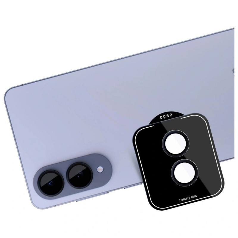 3MK Lens Protection Pro kameras objektīva stikls Samsung Galaxy S25 Edge, melns