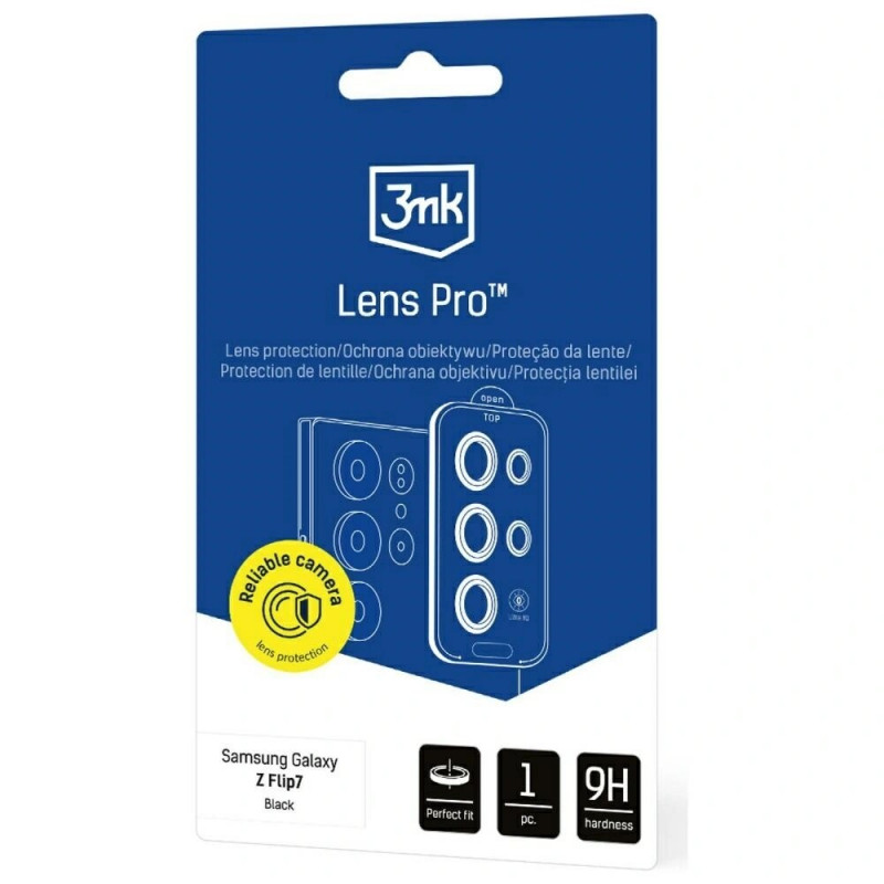 3MK Lens Protection Pro kameras objektīva stikls Samsung Galaxy Z Flip7, melns