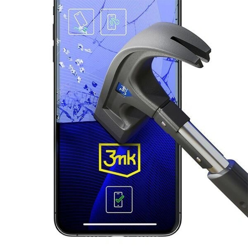 3mk FlexibleGlass v2.0 hibrīda stikla ekrāna aizsargplēve Apple iPhone 16 Pro Max