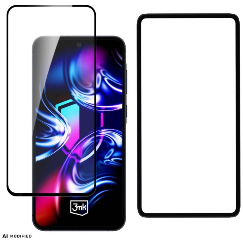 3MK HardGlass Max rūdītais stikls ar uzstādīšanas rāmi Samsung Galaxy A35 / A55 5G