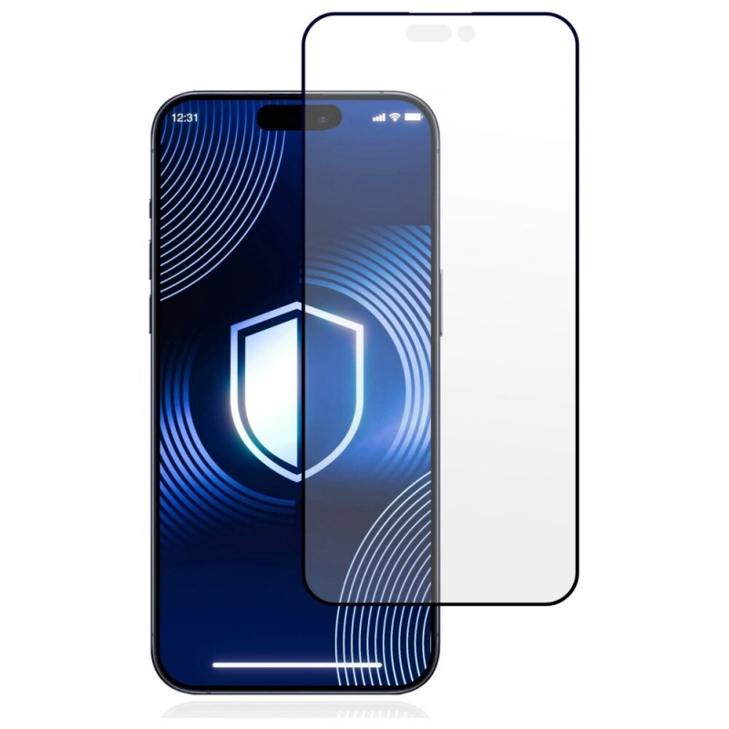3MK HardGlass Matt Max Apple iPhone 17 Pro matēts rūdīta stikla ekrāna aizsargs