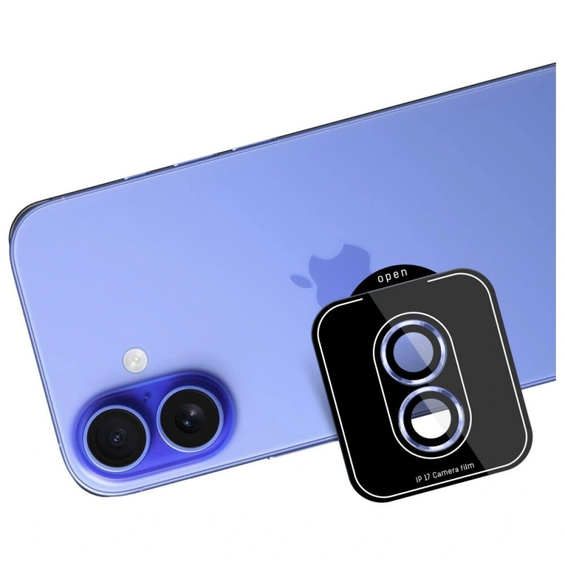 3MK Lens Protection Pro rūdīta stikla kameras objektīva aizsargs Apple iPhone 17, zils