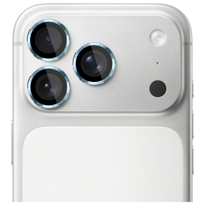 3MK Lens Protection Pro kameras objektīva rūdītais stikls Apple iPhone 17 Pro / 17 Pro Max, gaiši zilā krāsā