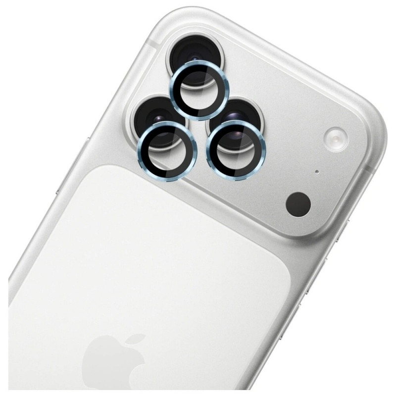 3MK Lens Protection Pro kameras objektīva rūdītais stikls Apple iPhone 17 Pro / 17 Pro Max, gaiši zilā krāsā
