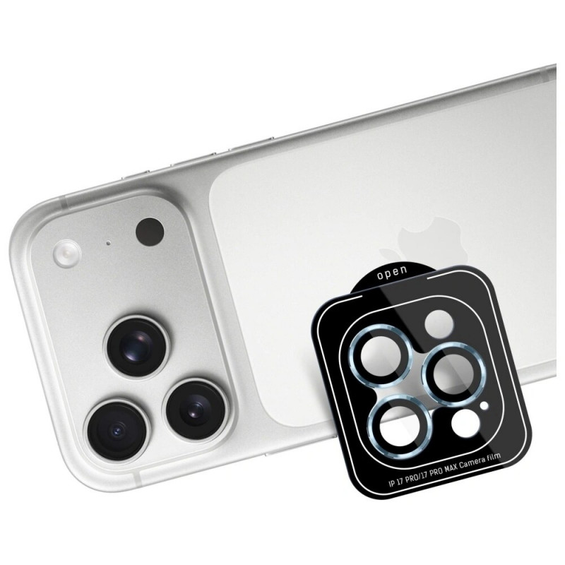 3MK Lens Protection Pro kameras objektīva rūdītais stikls Apple iPhone 17 Pro / 17 Pro Max, gaiši zilā krāsā