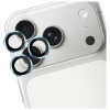 3MK Lens Protection Pro kameras objektīva rūdītais stikls Apple iPhone 17 Pro / 17 Pro Max, gaiši zilā krāsā