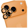 3MK Lens Protection Pro kameras objektīva rūdītais stikls Apple iPhone 17 Pro / 17 Pro Max, oranžs