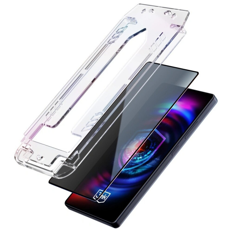 3MK HardGlass Max Privacy konfidencialitātes rūdītā stikla ekrāna aizsargplēve Samsung Galaxy A16 4G / 5G / A17 4G / 5G