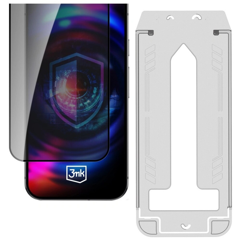 3MK HardGlass Max Privacy konfidencialitātes rūdītā stikla ekrāna aizsargplēve Samsung Galaxy S25 Edge
