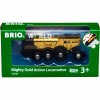 BRIO World zelta akumulatora lokomotīve ar gaismu un skaņu (33630)