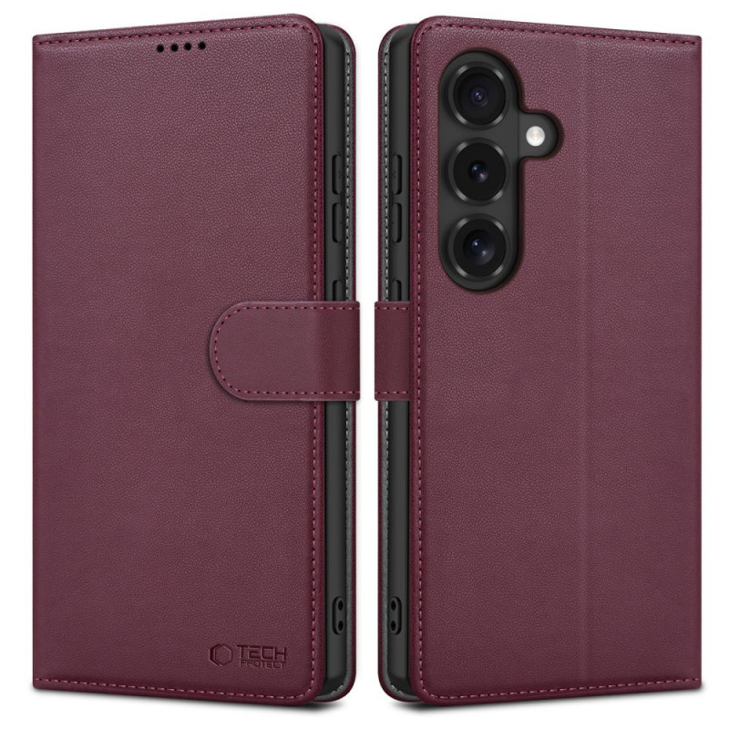 Tech-Protect maciņa futrālis Samsung Galaxy S26 FE bordo