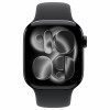 Apple Watch Series 11 GPS + Cellular (5G) 42 mm alumīnija korpuss, melns, M/L, MF854QL/A