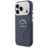 Apvalks Karl Lagerfeld Embossed Open Ring RSG Logo MagSafe Apple iPhone 18 Pro Max / 17 Pro Max, zils (KF003292-0)