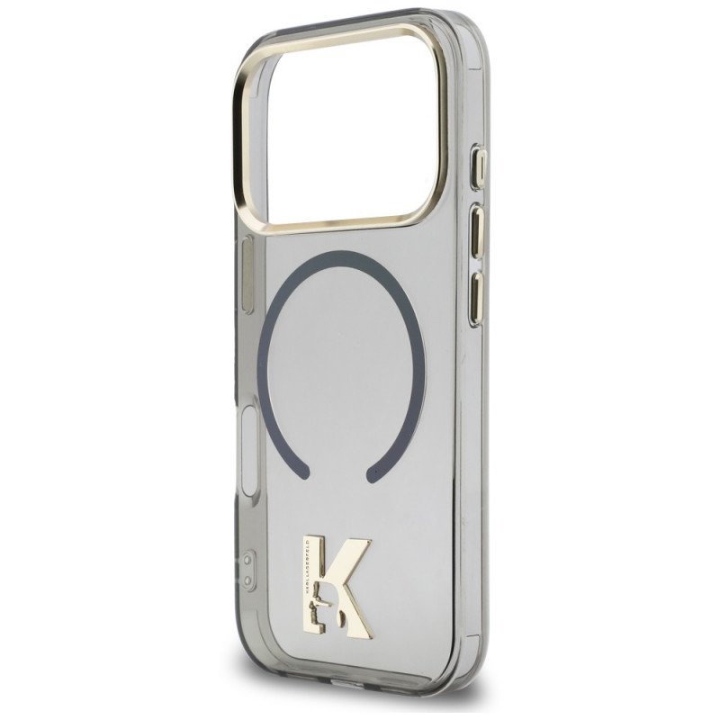 Karl Lagerfeld IML K Head vāciņš KF003410-0, paredzēts Apple iPhone 18 Pro Max / 17 Pro Max, melns