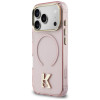 Karl Lagerfeld IML K Head vāciņš KF003412, paredzēts Apple iPhone 18 Pro Max / 17 Pro Max, rozā