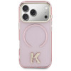 Karl Lagerfeld IML K Head vāciņš KF003412, paredzēts Apple iPhone 18 Pro Max / 17 Pro Max, rozā