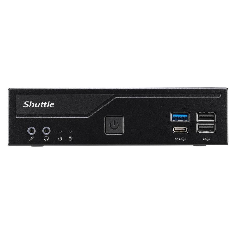 Shuttle DH610V2 XPC Slim Barebone mini dators, LGA1700, 8 GB DDR5 RAM, melns