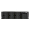 QNAP TS-h1655XeU-RP-8G 16 nodalījumu seklais statīva NAS, 8 GB RAM, 2x 10GbE, rezerves barošanas bloks