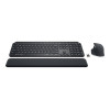 Logitech MX Keys Combo for Business tastatūras un peles komplekts (920-010929), grafīta krāsā, itāļu QWERTY