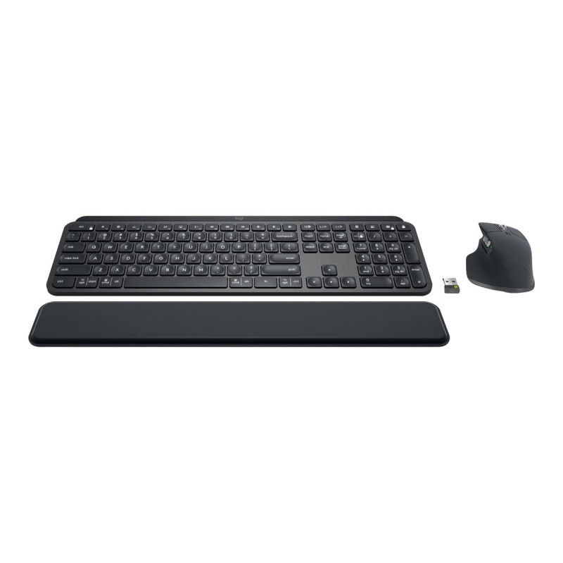Logitech MX Keys Combo for Business tastatūras un peles komplekts (920-010929), grafīta krāsā, itāļu QWERTY