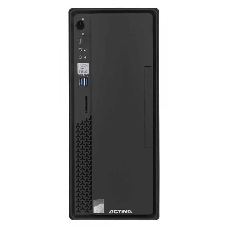 Actina Prime i3-12100 Mini Tower galddators, Intel Core i3-12100, 8 GB DDR4 RAM, 512 GB SSD, Windows 11 Home, melns
