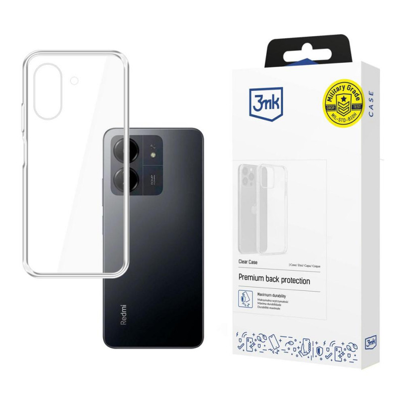 3MK Clear Case Redmi 13C / POCO C65 vāciņš, caurspīdīgs