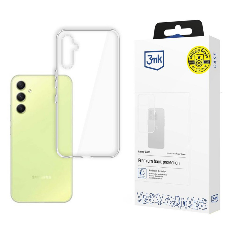 3MK Armor Case Samsung Galaxy A35 5G, caurspīdīgs