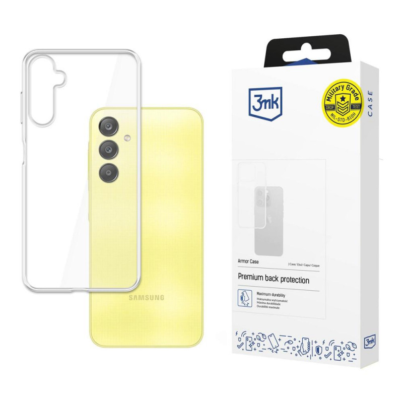 3MK Armor Case Samsung Galaxy A25 5G, caurspīdīgs