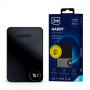 3MK HARDY MagSynergy Ni+ ārējais akumulators, 5,000 mAh, 22.5 W, USB 1C1L, melns, universāls