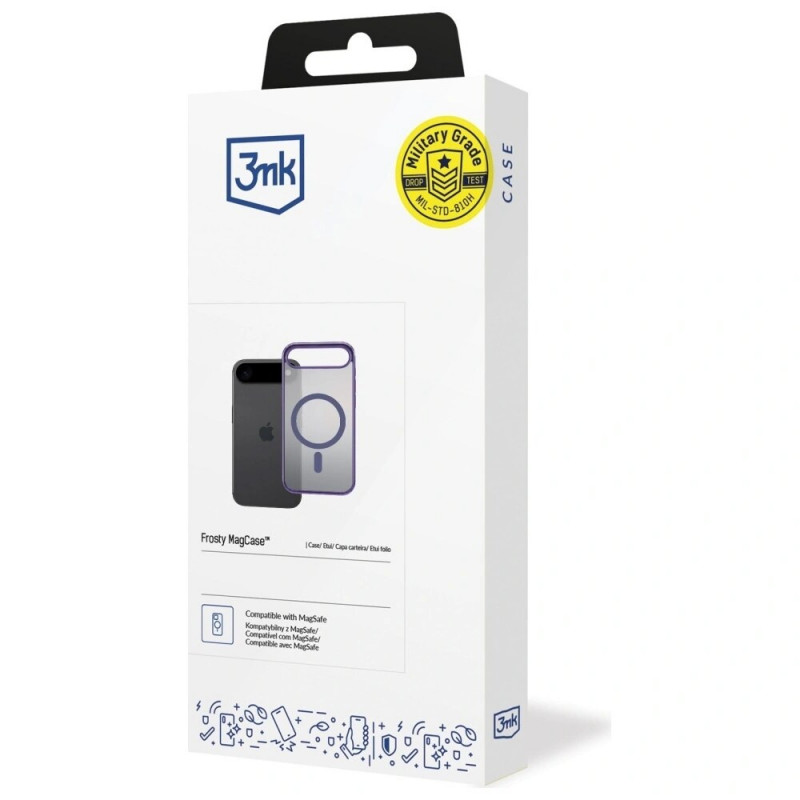 3MK Frosty MagCase futrālis Apple iPhone Air, violets