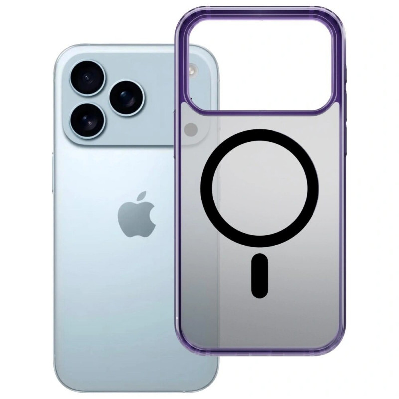 3MK Frosty MagCase Apple iPhone 17 Pro apvalks, violets