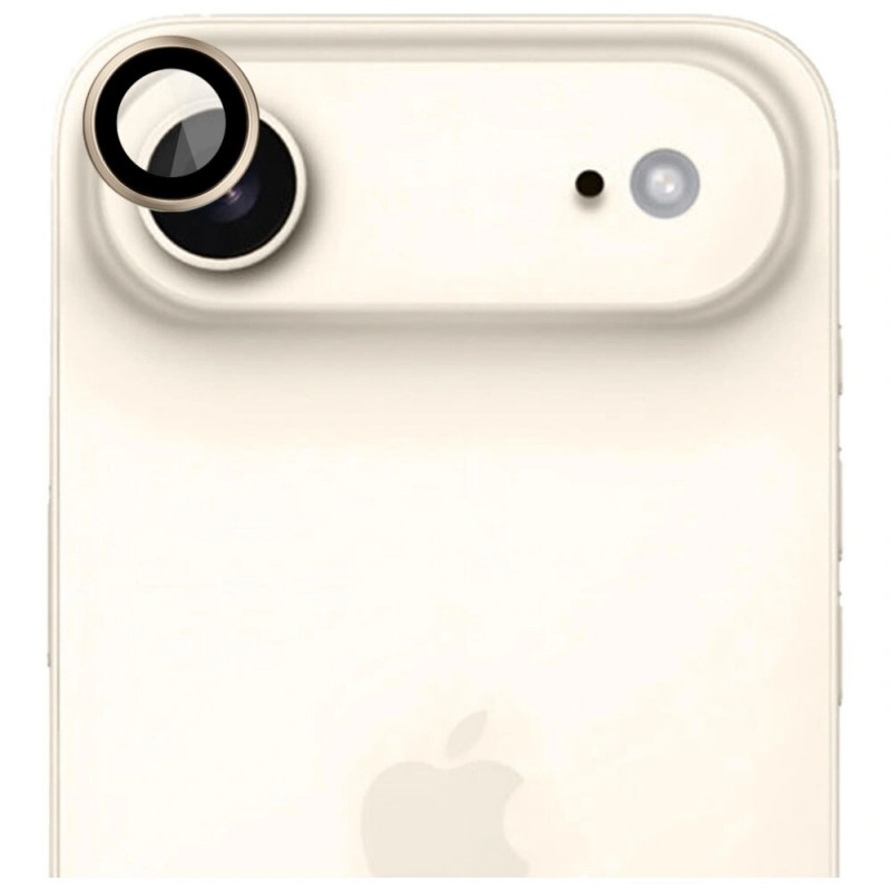 3MK Lens Protection Pro rūdīta stikla kameras objektīva aizsargs Apple iPhone Air, zelta krāsā