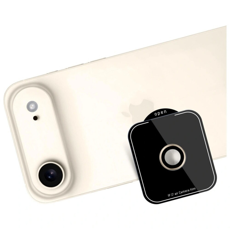 3MK Lens Protection Pro rūdīta stikla kameras objektīva aizsargs Apple iPhone Air, zelta krāsā