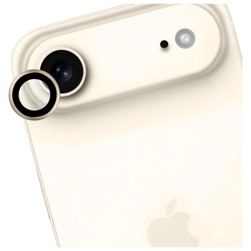 3MK Lens Protection Pro rūdīta stikla kameras objektīva aizsargs Apple iPhone Air, zelta krāsā