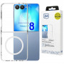 3MK Armor MagCase Samsung Galaxy Z Flip8, caurspīdīgs