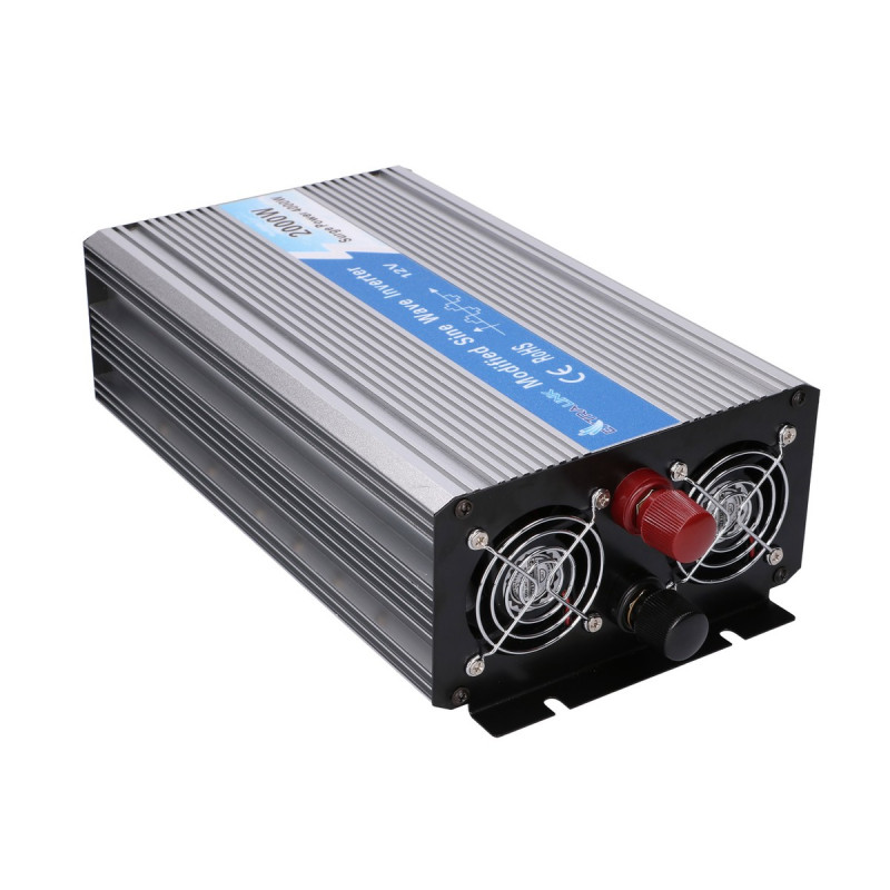 Extralink OPIM-2000W sprieguma pārveidotājs, 12 V, 2000 W modificēts sinusoīds