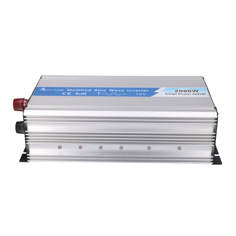 Extralink OPIM-2000W sprieguma pārveidotājs, 12 V, 2000 W modificēts sinusoīds