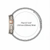 Tech-Protect Stainless nerūsējošā tērauda siksniņa pulksteņiem Apple Watch 8 / 9 / 10 / 11 / 12 / SE / Ultra (44 / 45 / 46 / 49 mm), sudraba