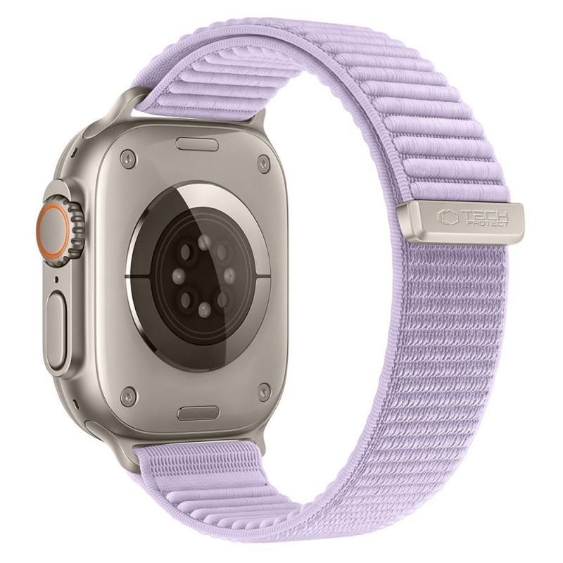 Tech-Protect NylonLoop siksniņa Apple Watch 8 / 9 / 10 / 11 / 12 / SE (40 / 41 / 42 mm), violeta