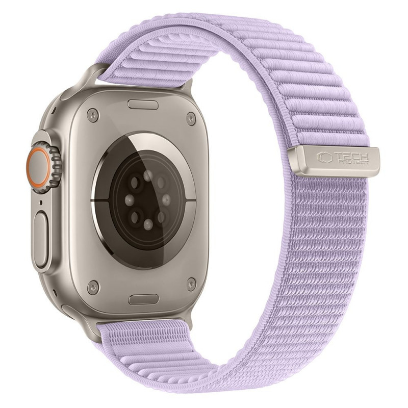 Tech-Protect NylonLoop siksniņa Apple Watch 8 / 9 / 10 / 11 / 12 / SE (40 / 41 / 42 mm), violeta