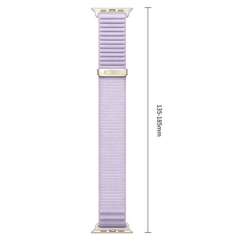 Tech-Protect NylonLoop siksniņa Apple Watch 8 / 9 / 10 / 11 / 12 / SE (40 / 41 / 42 mm), violeta