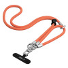 Tech-Protect C10S Rope Crossbody & Wrist tālruņa siksniņu komplekts, oranžs/titāna
